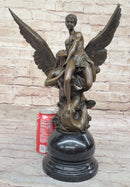 Denys Puech & Barbedienne - La Sirene - Bronze Sculpture