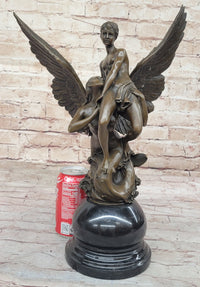 Denys Puech & Barbedienne - La Sirene - Bronze Sculpture