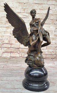 Denys Puech & Barbedienne - La Sirene - Bronze Sculpture