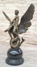 Denys Puech & Barbedienne - La Sirene - Bronze Sculpture