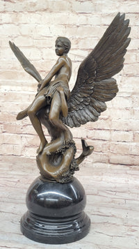 Denys Puech & Barbedienne - La Sirene - Bronze Sculpture