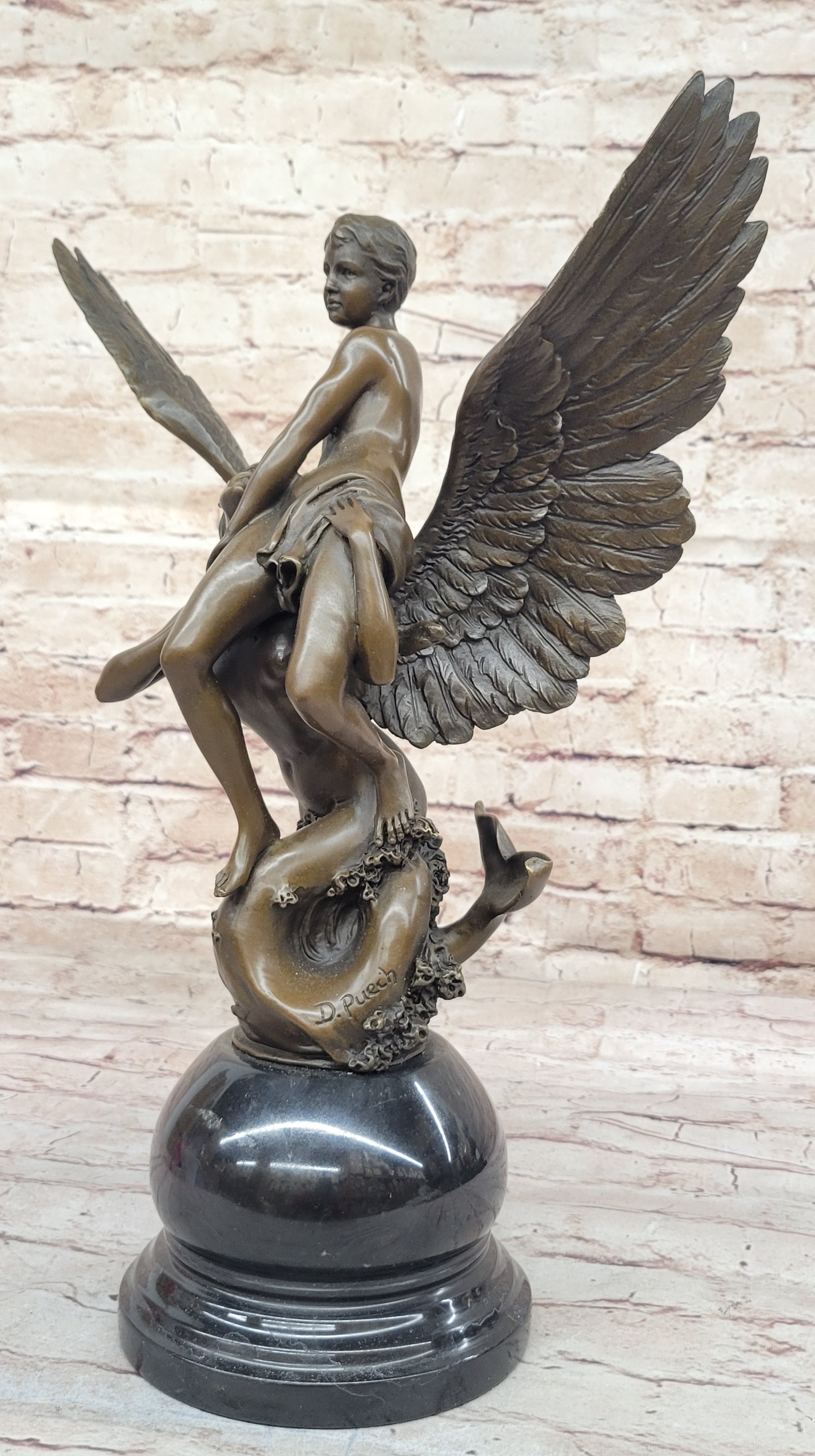 Denys Puech & Barbedienne - La Sirene - Bronze Sculpture