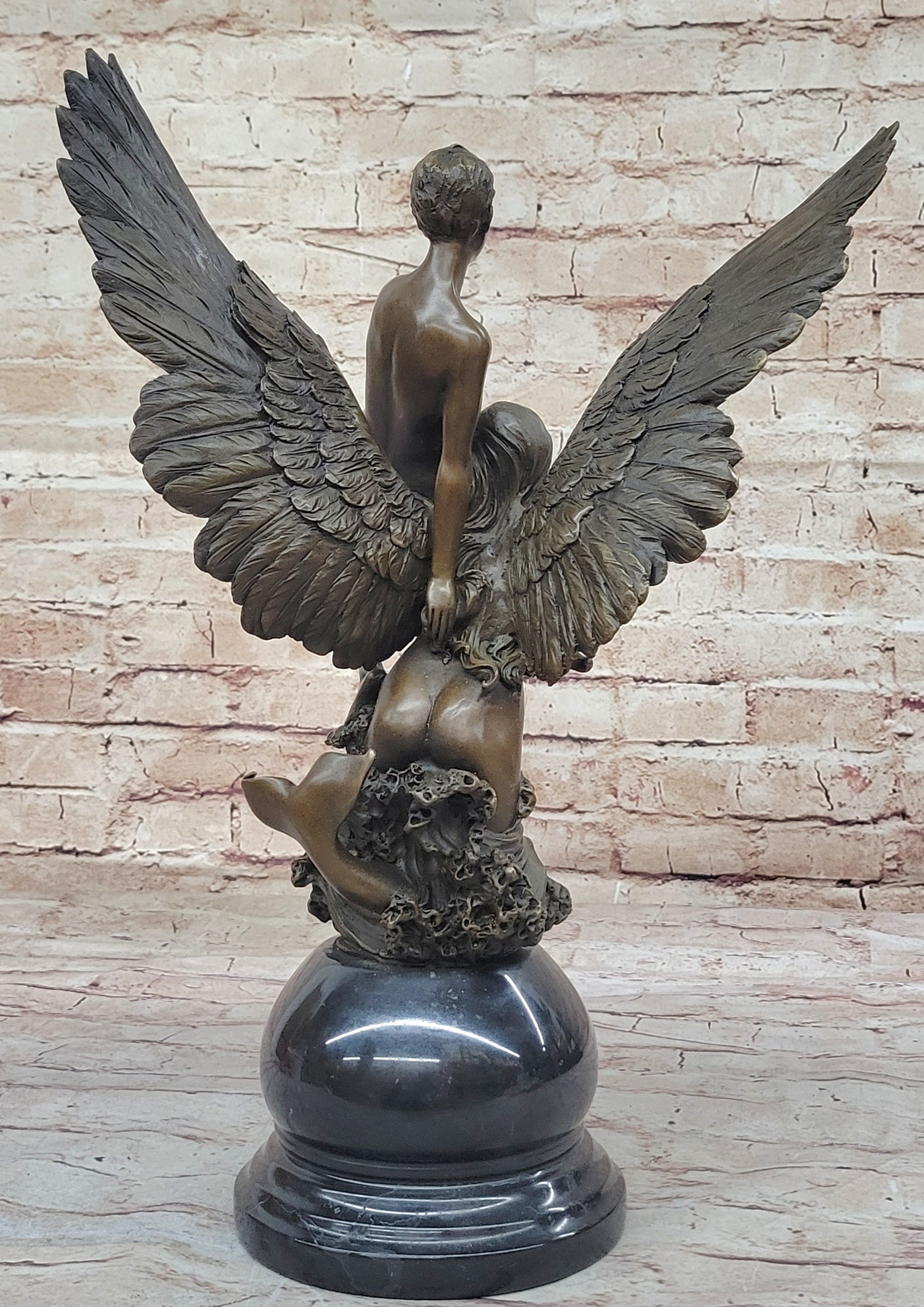 Denys Puech & Barbedienne - La Sirene - Bronze Sculpture