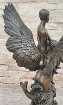 Denys Puech & Barbedienne - La Sirene - Bronze Sculpture