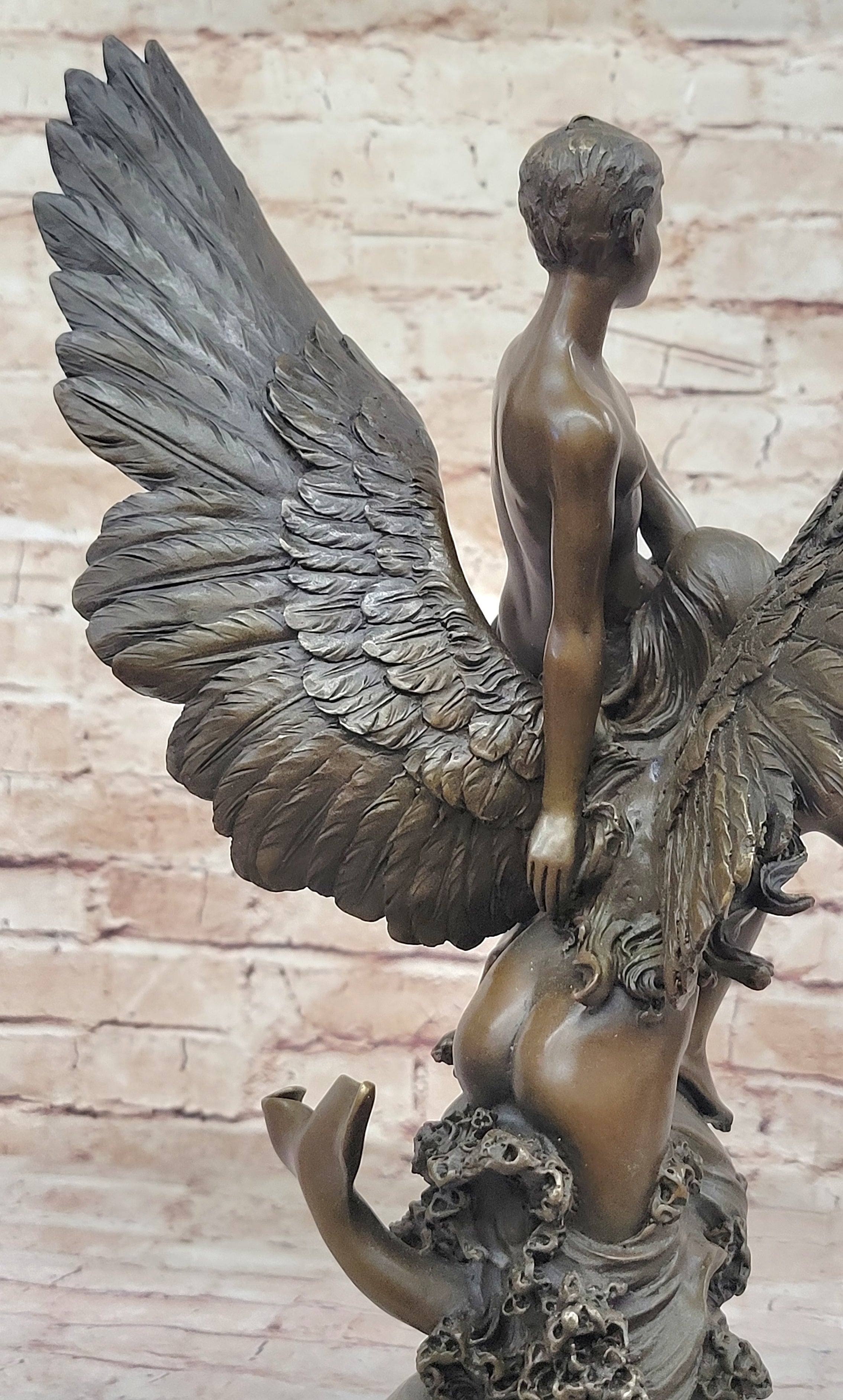Denys Puech & Barbedienne - La Sirene - Bronze Sculpture