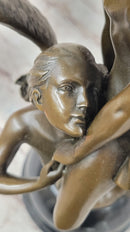 Denys Puech & Barbedienne - La Sirene - Bronze Sculpture