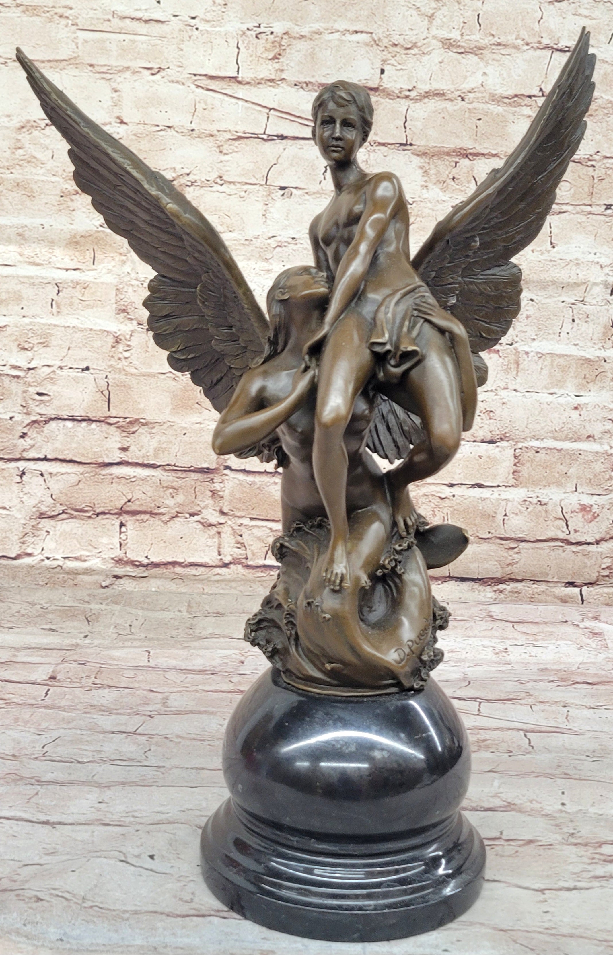 Denys Puech & Barbedienne - La Sirene - Bronze Sculpture