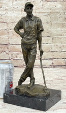 Tiger Woods Bronze Sculpture Sport Trophy Golf
