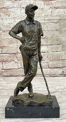 Tiger Woods Bronze Sculpture Sport Trophy Golf