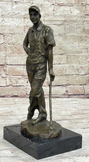 Tiger Woods Bronze Sculpture Sport Trophy Golf