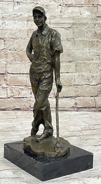 Tiger Woods Bronze Sculpture Sport Trophy Golf