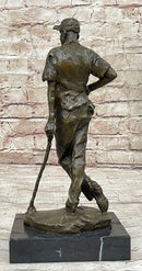 Tiger Woods Bronze Sculpture Sport Trophy Golf