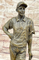 Tiger Woods Bronze Sculpture Sport Trophy Golf