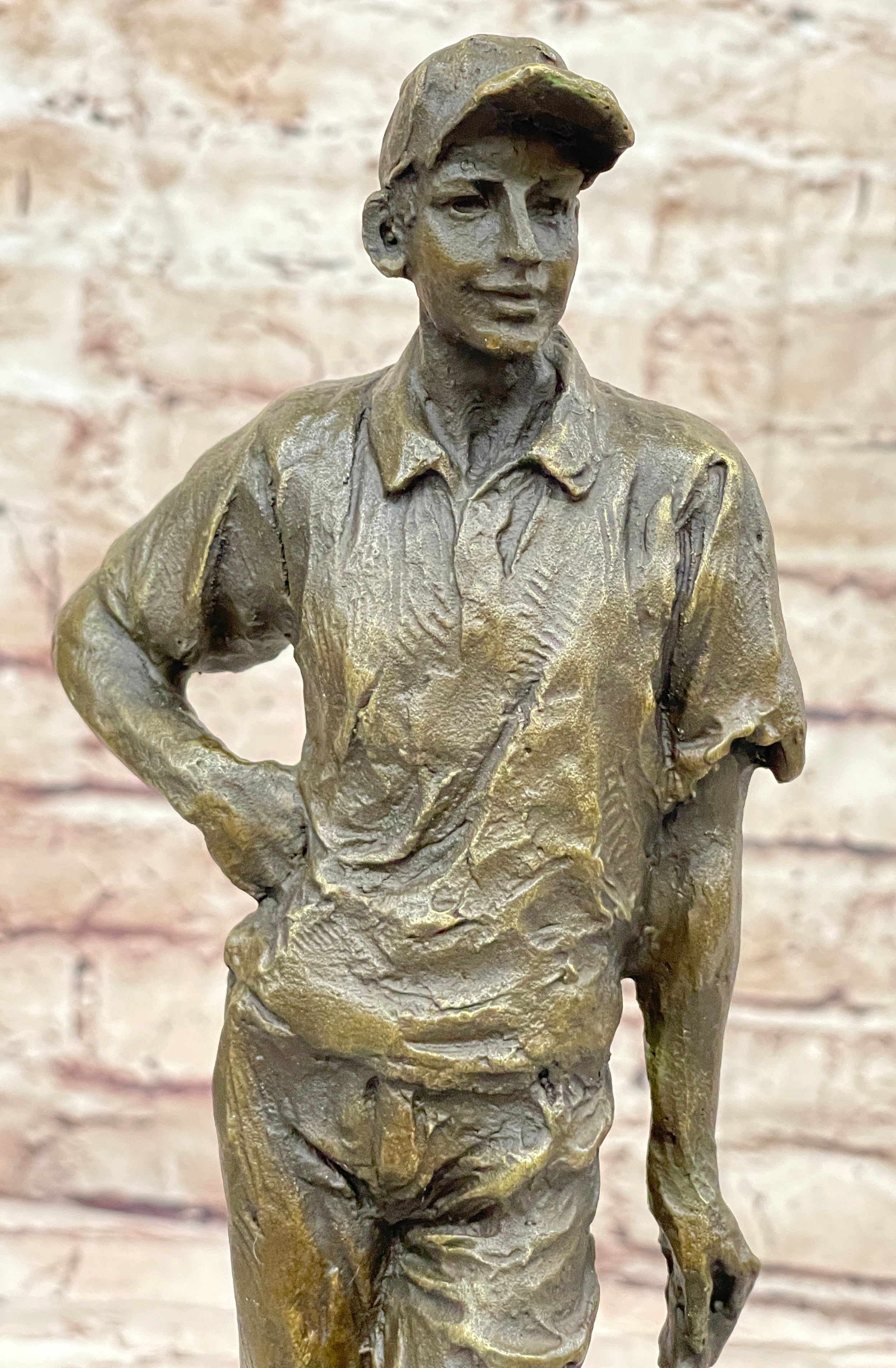 Tiger Woods Bronze Sculpture Sport Trophy Golf