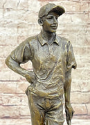 Tiger Woods Bronze Sculpture Sport Trophy Golf