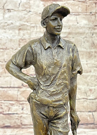 Tiger Woods Bronze Sculpture Sport Trophy Golf