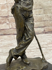 Tiger Woods Bronze Sculpture Sport Trophy Golf
