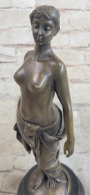 PHRYNE Hot Cast Bronze Statue Sculpture Nude Female Figure Original Casting by Cesaro