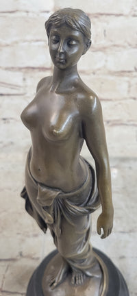 PHRYNE Hot Cast Bronze Statue Sculpture Nude Female Figure Original Casting by Cesaro