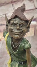 Bronze Elf Leprechaun Sculpture on Marble Base by Juno