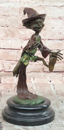 Whimsical Bronze Goblin Sculpture Fantasy Art Piece Signed Juno Mythical Artwork Statue
