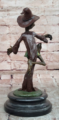 Whimsical Bronze Goblin Sculpture Fantasy Art Piece Signed Juno Mythical Artwork Statue