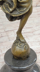 Winged Victory Athena Nike 15'' Bronze Marble Sculpture