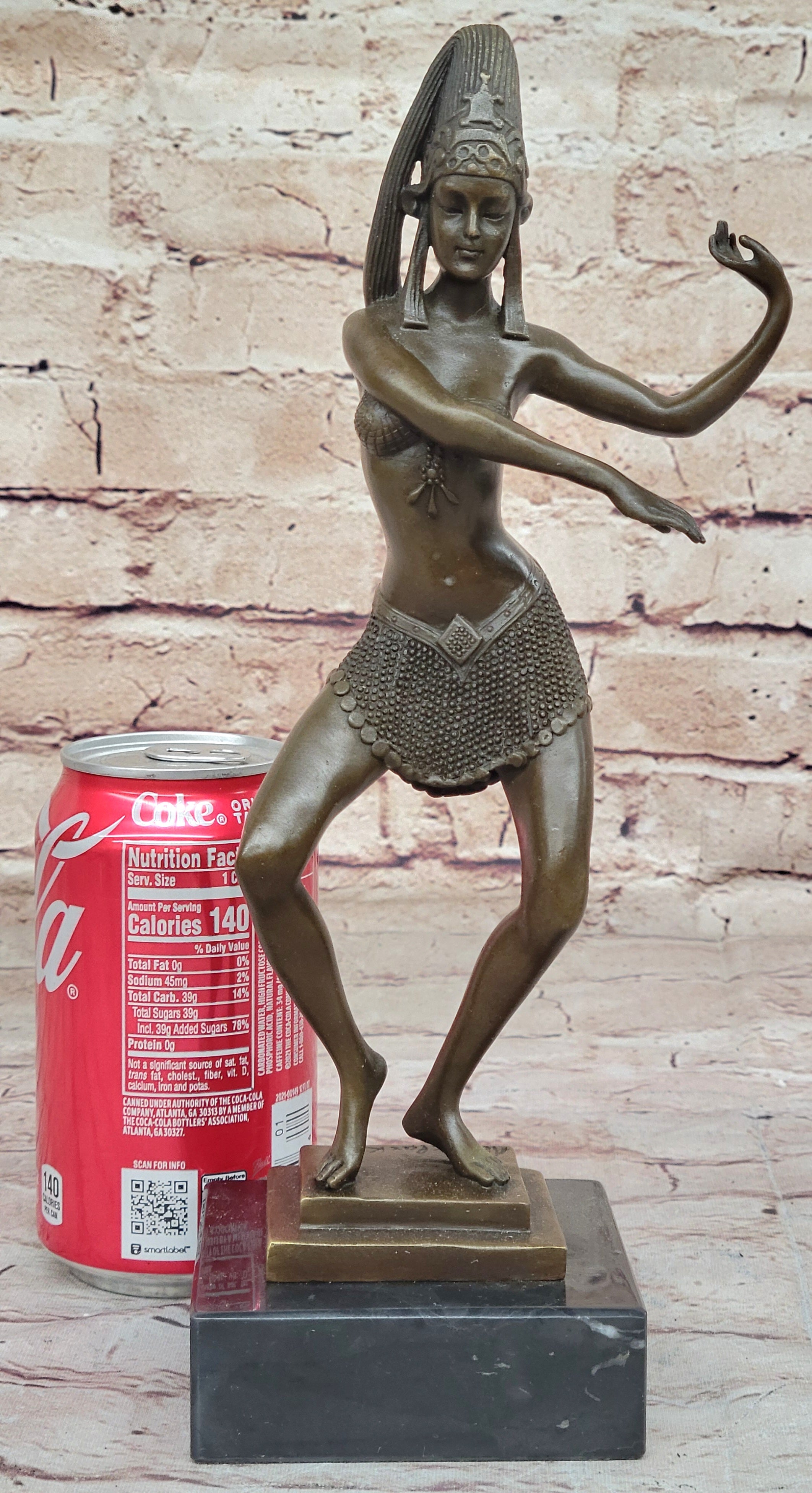Parvati Belly Dancer Bronze Sculpture by Allan Clark