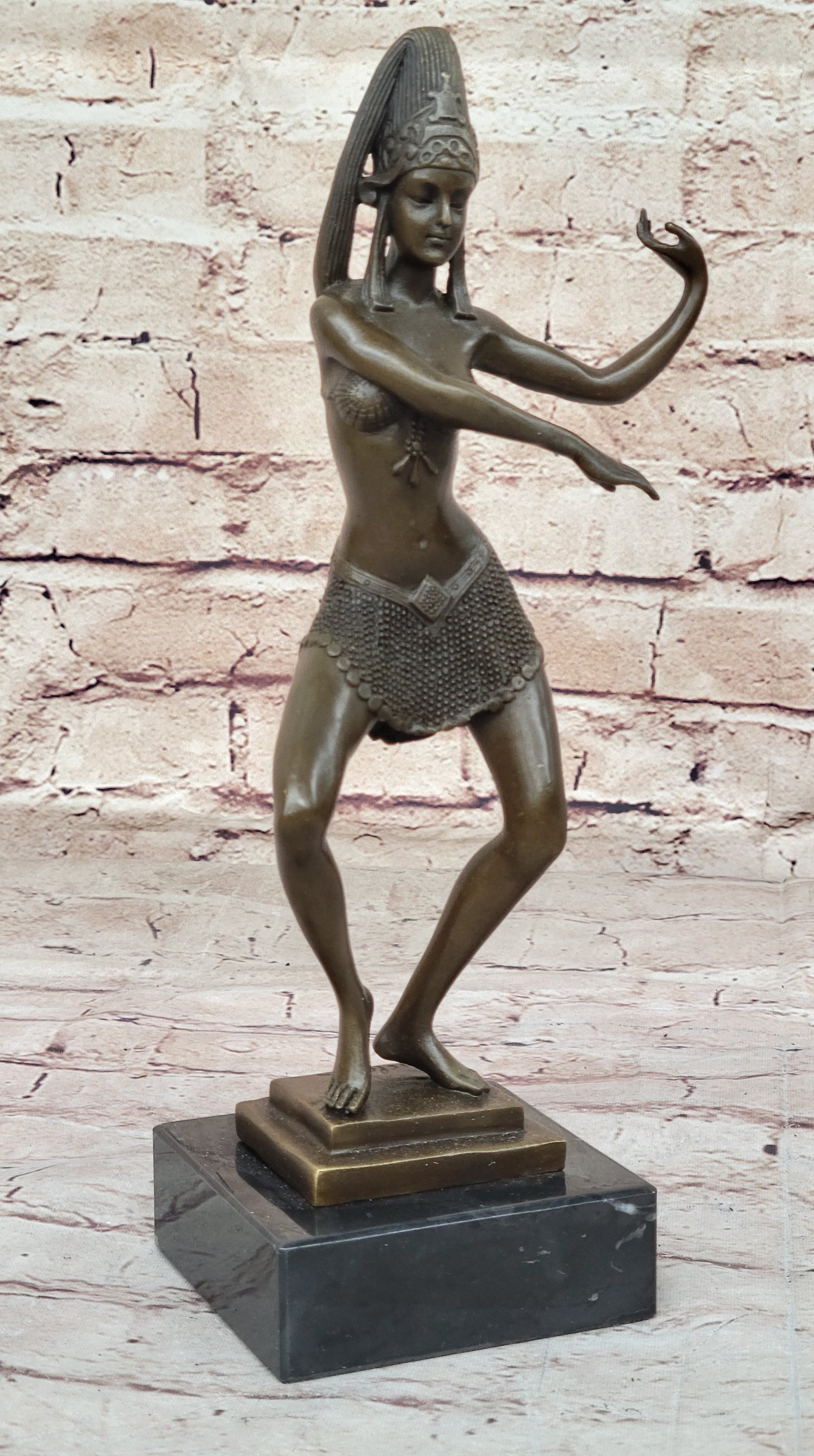 Parvati Belly Dancer Bronze Sculpture by Allan Clark