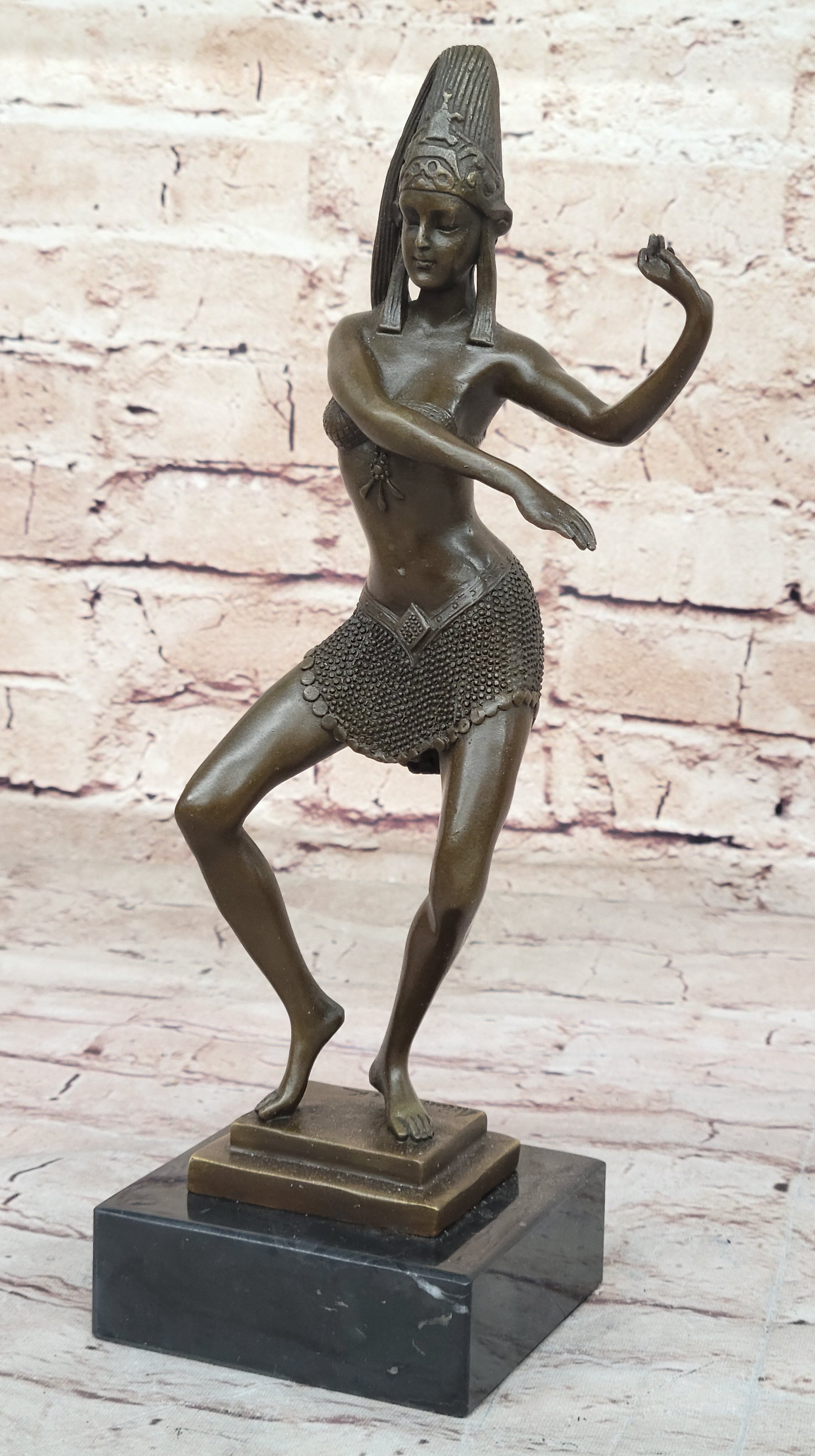 Parvati Belly Dancer Bronze Sculpture by Allan Clark
