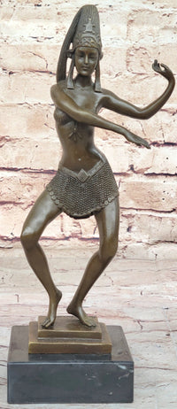 Parvati Belly Dancer Bronze Sculpture by Allan Clark