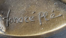 Henri Honoré Plé - Bronze Fairy Girl Nymph w/ Birds on Marble