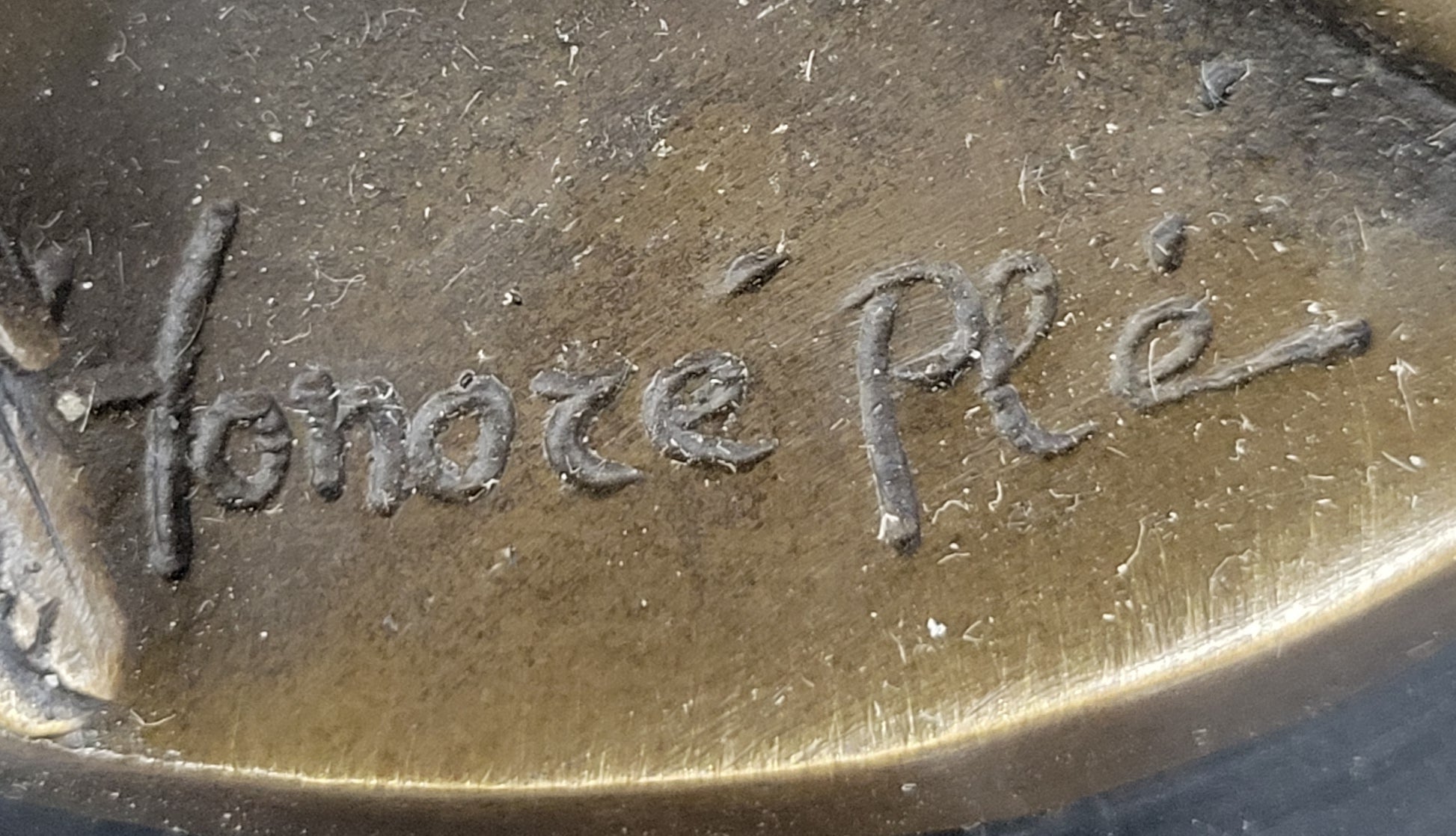Henri Honoré Plé - Bronze Fairy Girl Nymph w/ Birds on Marble
