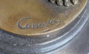 Bronze Sculpture of Woman With Hands on Hips 14.5" x 6"