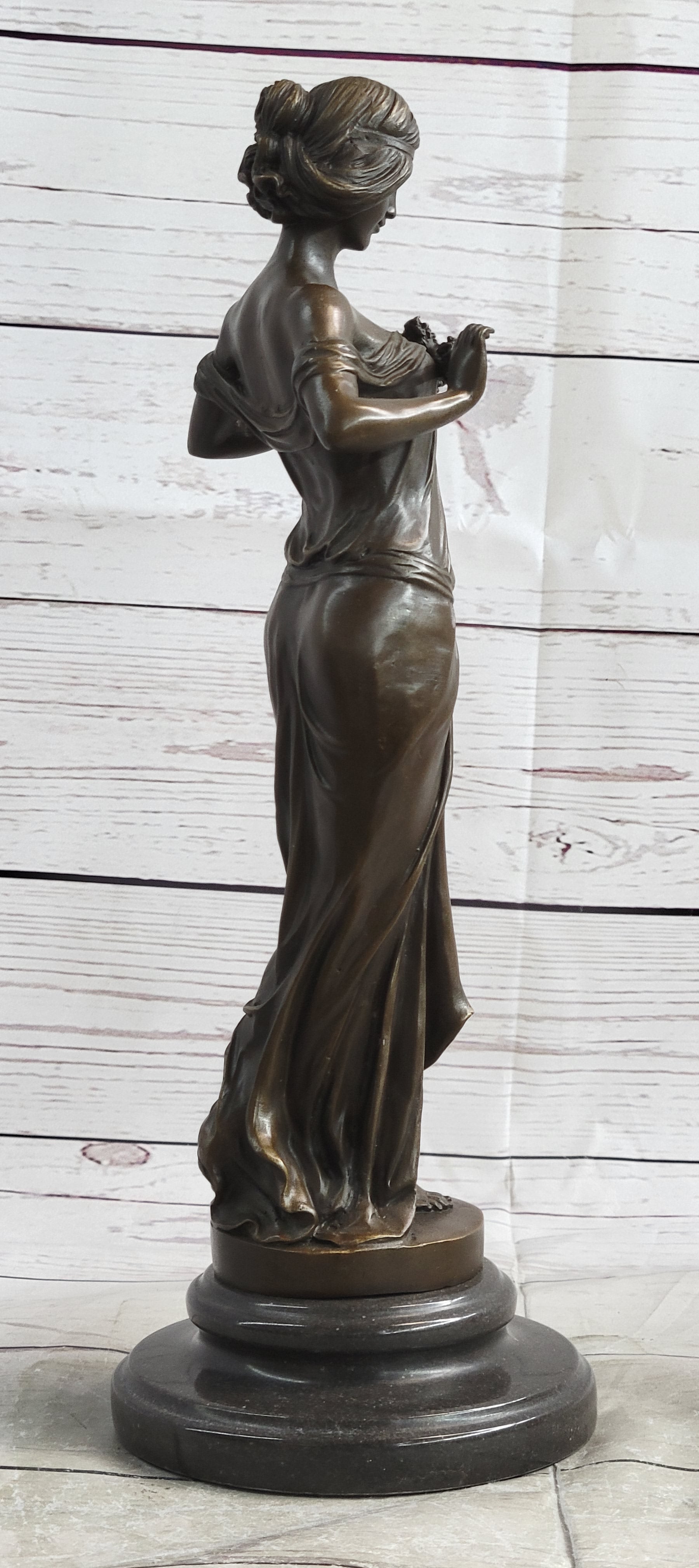 Nymph of the Woods by Pittaluga - Bronze Female Figure Art
