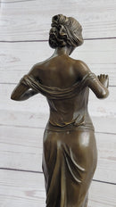 Nymph of the Woods by Pittaluga - Bronze Female Figure Art