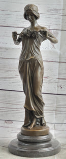Nymph of the Woods by Pittaluga - Bronze Female Figure Art