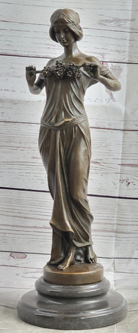 Nymph of the Woods by Pittaluga - Bronze Female Figure Art
