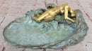 Nude Female Figure Figurative Soap Dish Sculpture by J. Itasse