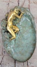 Nude Female Figure Figurative Soap Dish Sculpture by J. Itasse