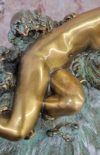Nude Female Figure Figurative Soap Dish Sculpture by J. Itasse