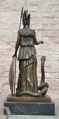 Athena Bronze Sculpture Greek Myth Olympus Goddess of Wisdom by Milo