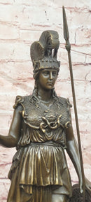 Athena Bronze Sculpture Greek Myth Olympus Goddess of Wisdom by Milo
