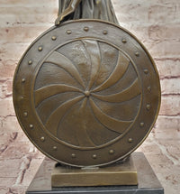 Athena Bronze Sculpture Greek Myth Olympus Goddess of Wisdom by Milo