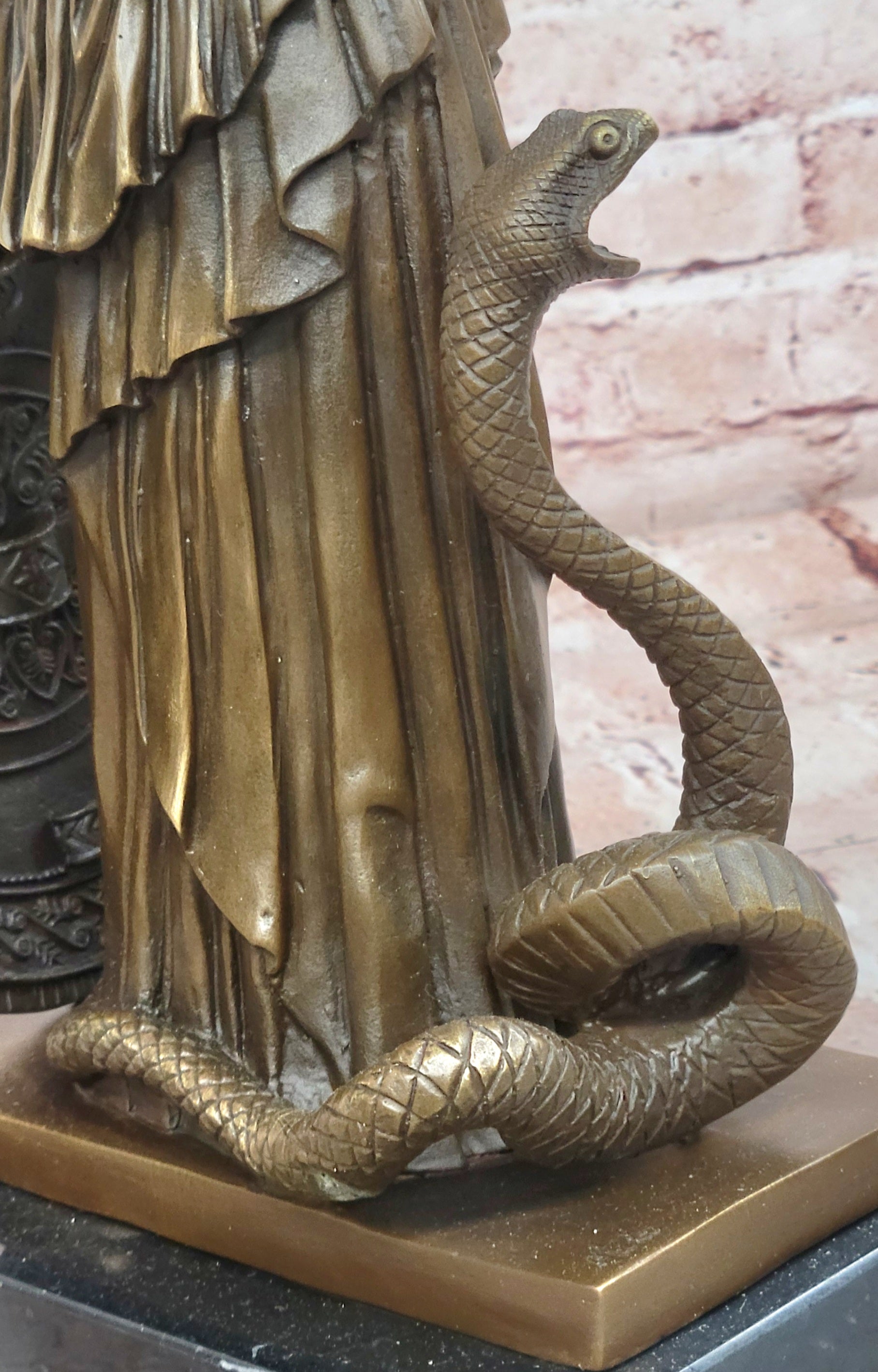 Athena Bronze Sculpture Greek Myth Olympus Goddess of Wisdom by Milo