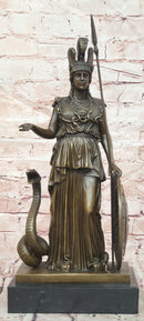 Athena Bronze Sculpture Greek Myth Olympus Goddess of Wisdom by Milo