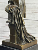 Napoleon Bonaparte Bronze Metal Statue Sculpture on Marble Base