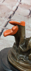 Art Collection Reading Girl Hand-Made Bronze Sculpture Home Decor Signed Milo Statue