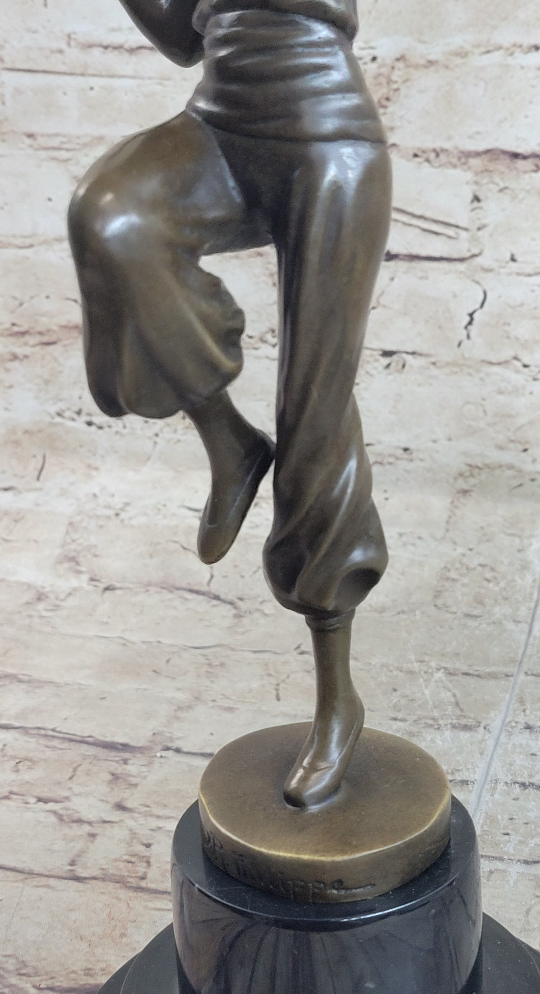 Parrot Girl Bronze Figure after Paul Philippe Dancer Girl Bird