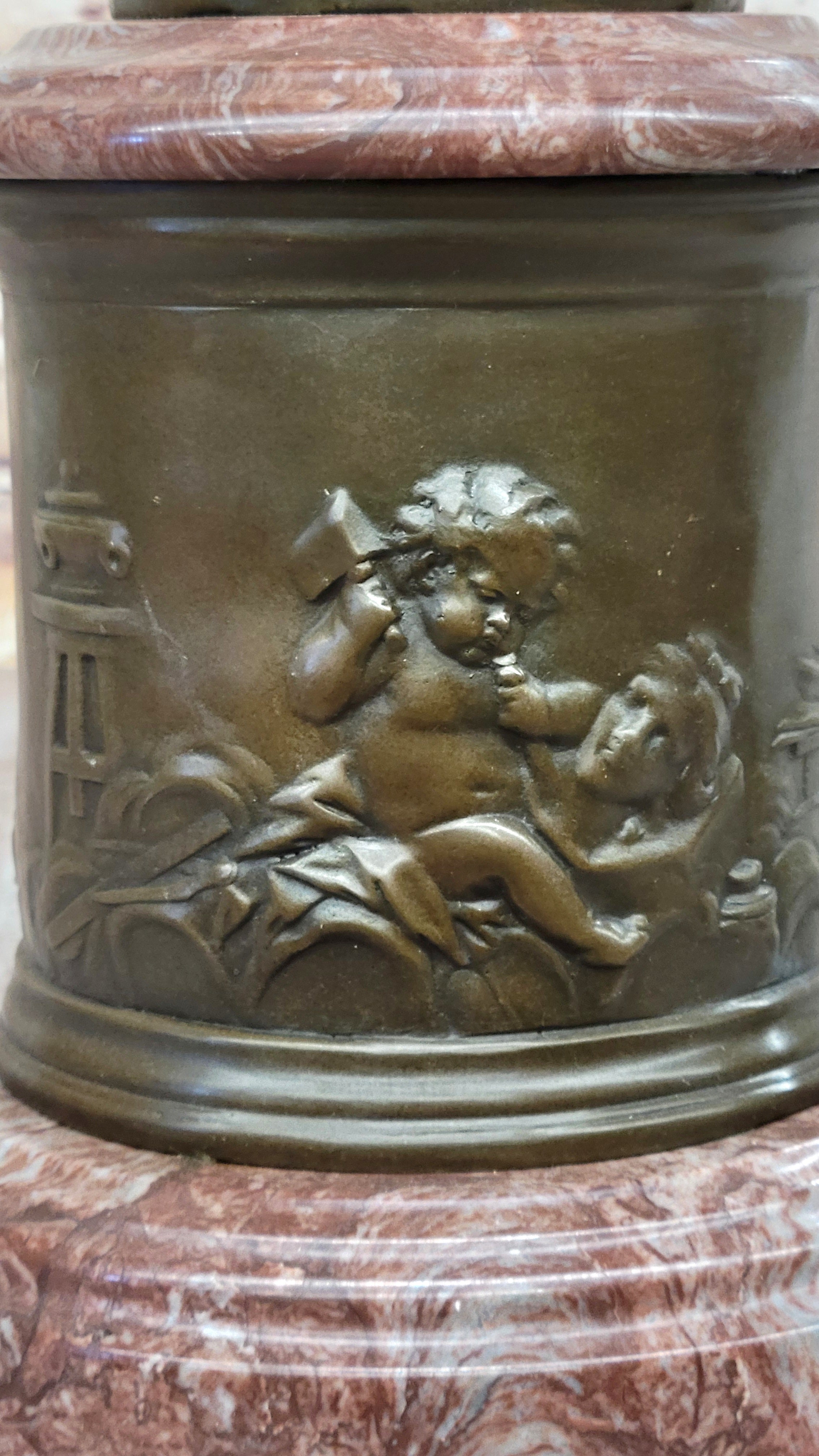 Bronze Mercury Hermes Mythological God with Winged Helmet